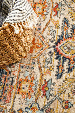 Legacy 850 Round Rug (Rust) by Rug Culture