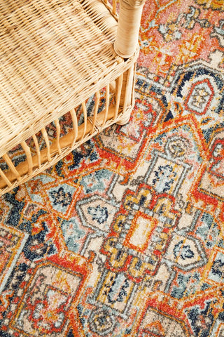 Legacy 850 Round Rug (Salmon) by Rug Culture