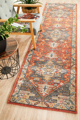 Legacy 850 Runner Rug (Terracotta) by Rug Culture