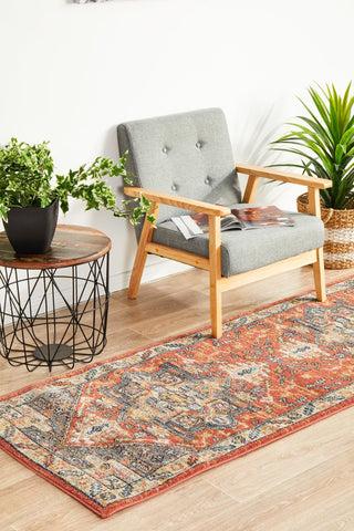 Legacy 850 Runner Rug (Terracotta) by Rug Culture