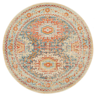 Legacy 853 Round Rug (Blue) by Rug Culture