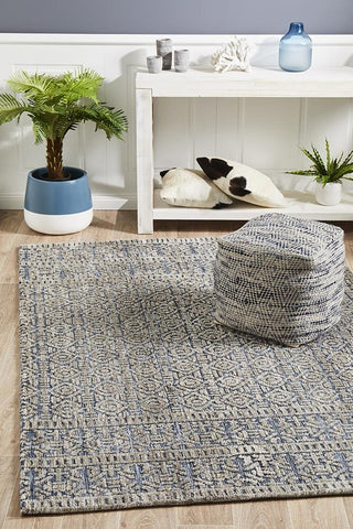 Levi 361 Rug (Navy Grey) by Rug Culture