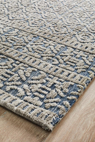 Levi 361 Rug (Navy Grey) by Rug Culture