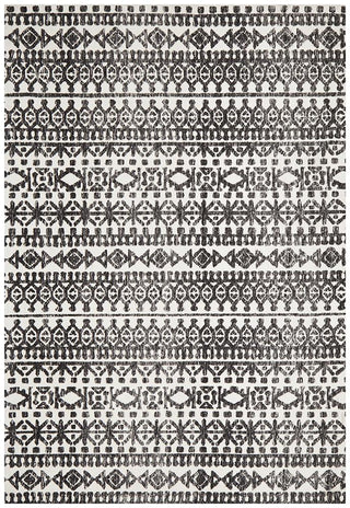Levi 363 Rug (Ivory Black) by Rug Culture