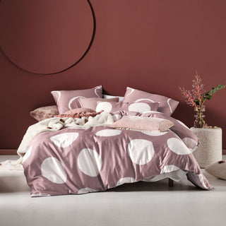 Keegan Dusk Quilt Cover Set by Linen House