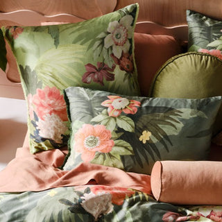 Matira Green Quilt Cover Set by Linen House