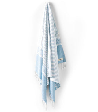 Hammam Mikonos BLUE Towel by Linen House