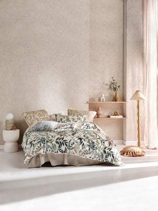 Willamine VANILLA Quilt Cover Set by Linen House
