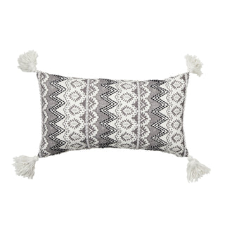 Chelsea Charcoal Cushion 35 x 60cm by Logan and Mason