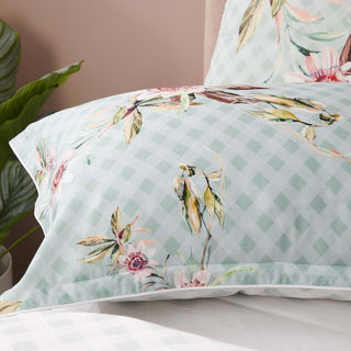 Darilta Sage Quilt Cover Set by Platinum Logan & Mason
