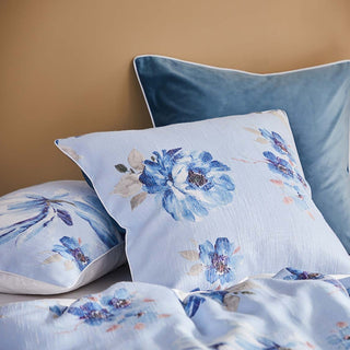 Lara Blue Quilt Cover Set by Platinum