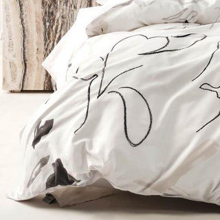 Lennox Neutral Quilt Cover Set by Linen House