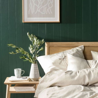 Nimes Natural Linen QUILT COVER SET by Linen House