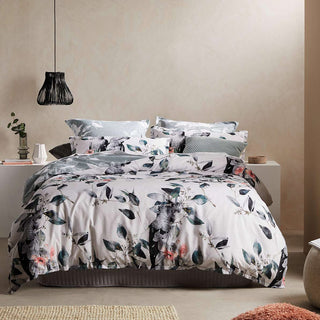 Cockatoo Black Quilt Cover Set by Logan & Mason