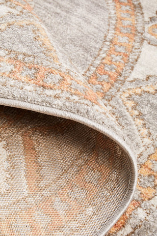 Mayfair Caitlen Round Rug (Grey) by Rug Culture