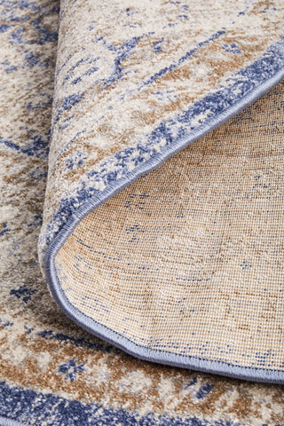 Mayfair Hugo Round Rug (Ocean) by Rug Culture