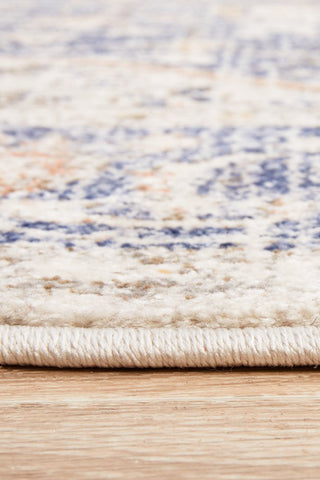 Mayfair Lorissa Round Rug (Blue) by Rug Culture