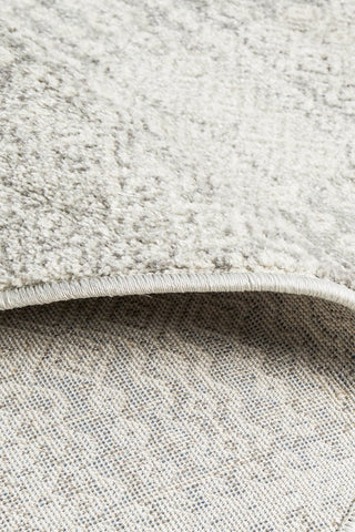 Mirage 351 Round Rug (Silver) by Rug Culture