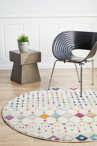 Mirage 356 Round Rug (Multi) by Rug Culture