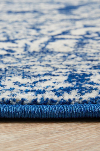 Mirage 358 Round Rug (Navy) by Rug Culture