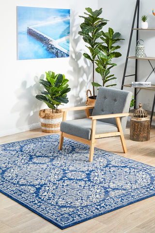Mirage 358 Rug (Navy) by Rug Culture