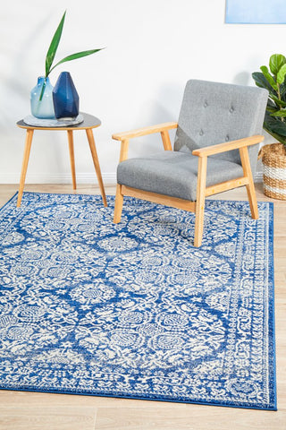 Mirage 358 Rug (Navy) by Rug Culture