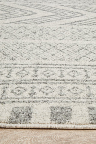 Mirage 359 Round Rug (Grey) by Rug Culture