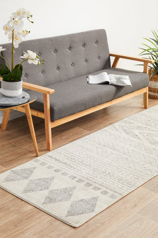 Mirage 359 Runner Rug (Grey) by Rug Culture