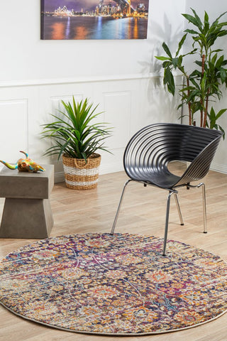 Mirage 360 Round Rug (Multi) by Rug Culture