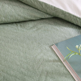 Monty Eucalyptus Quilt Cover Set by Private Collection