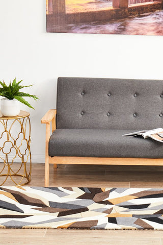 Matrix 903 Runner Rug (Fossil) by Rug Culture