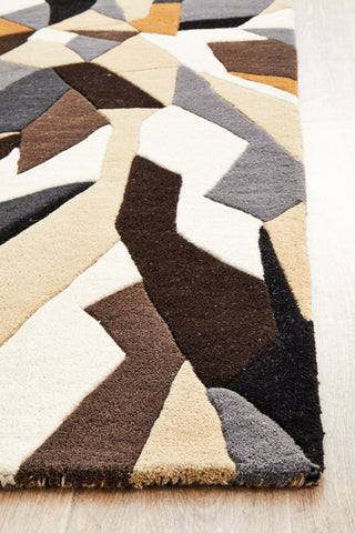 Matrix 903 Runner Rug (Fossil) by Rug Culture