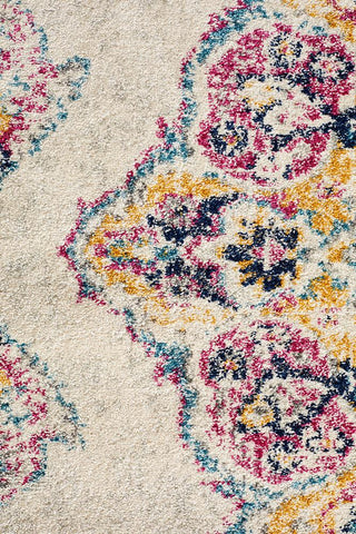 Museum 864 Round Rug (Bone) by Rug Culture