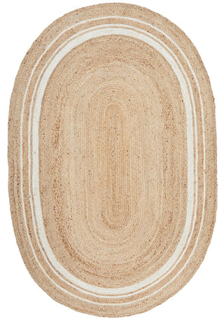 Noosa 111 Oval Rug (Natural) by Rug Culture