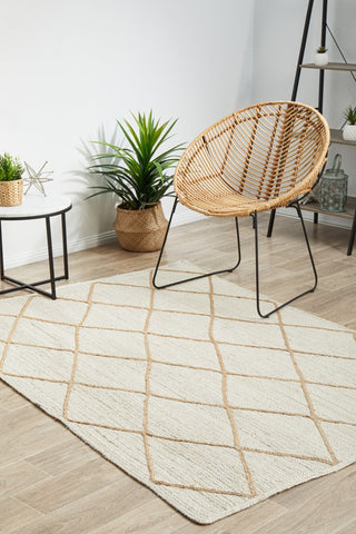 Noosa 222 Rug (White) by Rug Culture