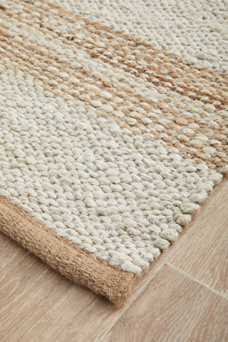 Noosa 555 Runner Rug (Natural White) by Rug Culture