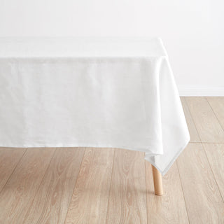Nimes Linen Tablecloth Range WHITE By Linen House