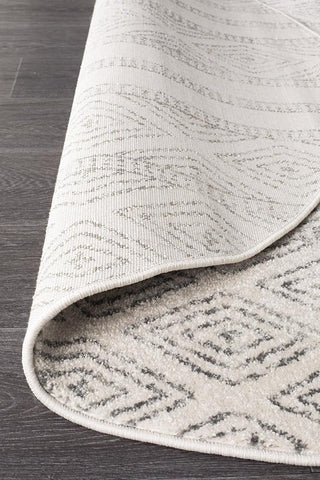 Oasis 450 Round Rug (Grey) by Rug Culture
