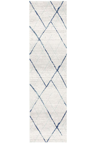 Oasis 452 Runner Rug (Blue) by Rug Culture