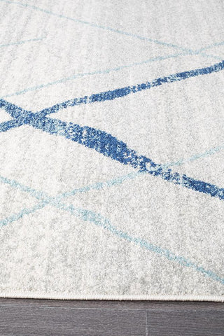 Oasis 452 Runner Rug (Blue) by Rug Culture