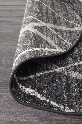 Oasis 452 Round Rug (Charcoal) by Rug Culture