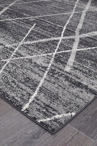 Oasis 452 Runner Rug (Charcoal) by Rug Culture