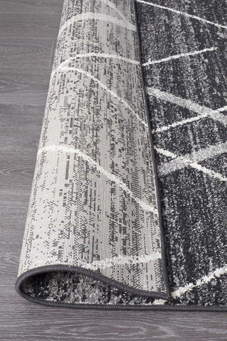 Oasis 452 Runner Rug (Charcoal) by Rug Culture