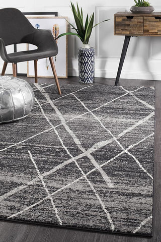 Oasis 452 Rug (Charcoal) by Rug Culture