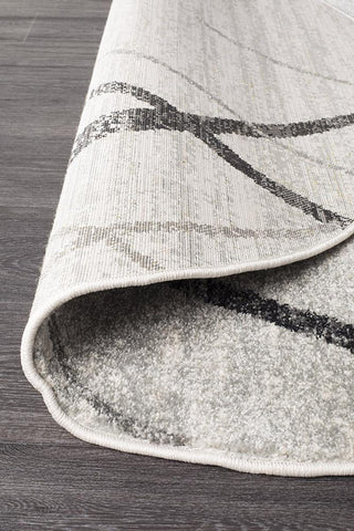 Oasis 452 Round Rug (Grey) by Rug Culture