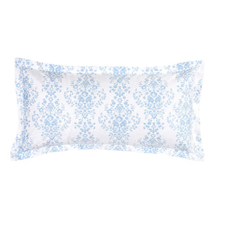 Ravello Blue Velvet Long Filled Cushion 30 x 60cm by Bianca