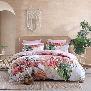 Orchadia Pink Quilt Cover Set by Logan & Mason