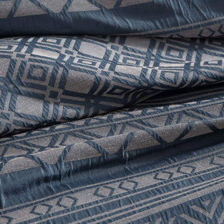 Orlando Indigo Quilt Cover Set by Logan and Mason Platinum