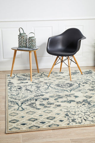 Oxford 432 Rug (Blue) by Rug Culture