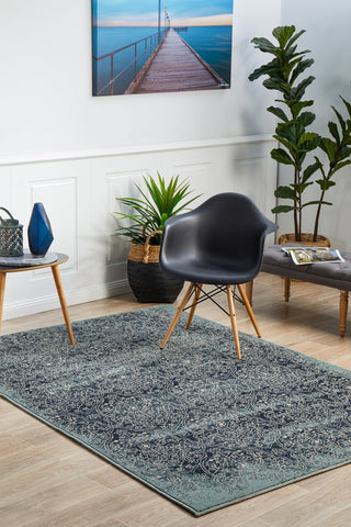 Oxford 435 Rug (Denim) by Rug Culture